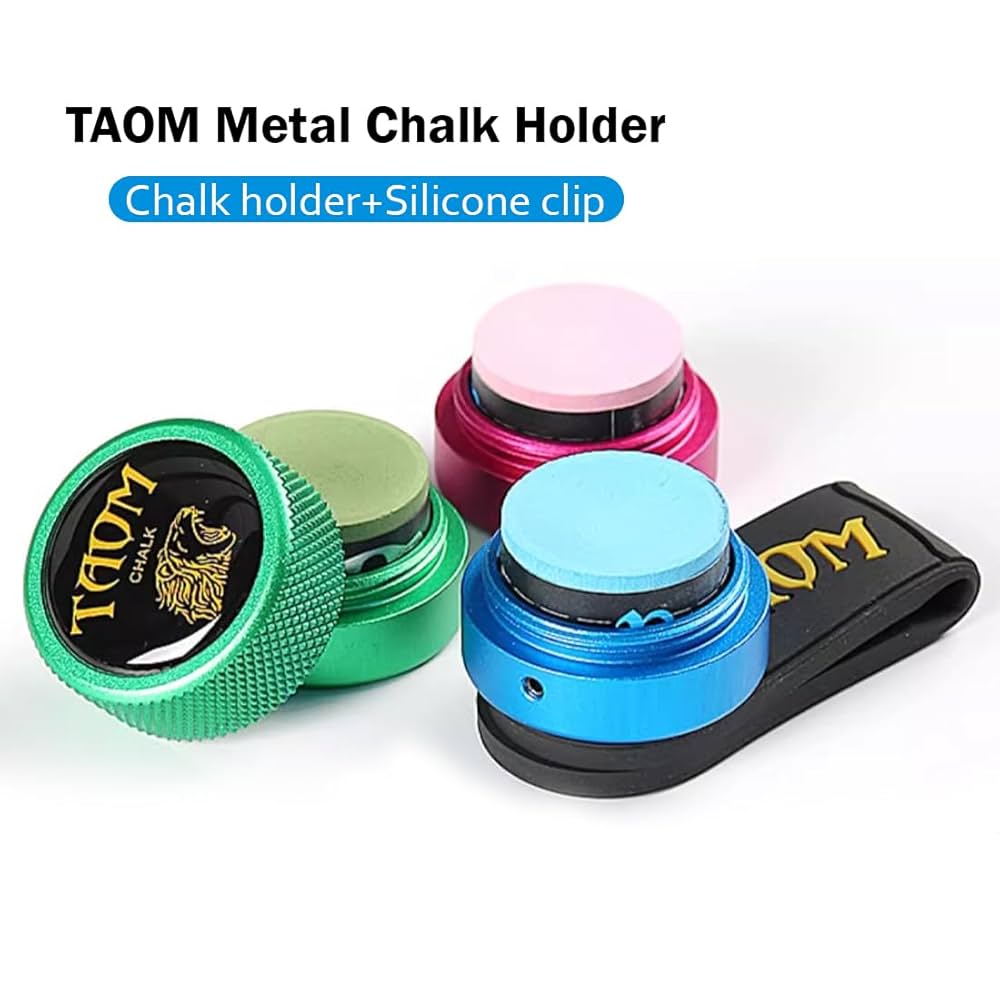 Amazon | YEUEK TAOM プールチョークホルダー ラウンド型 実用的